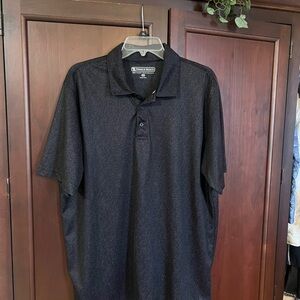 Pebble Beach Men's Black Heather Polo